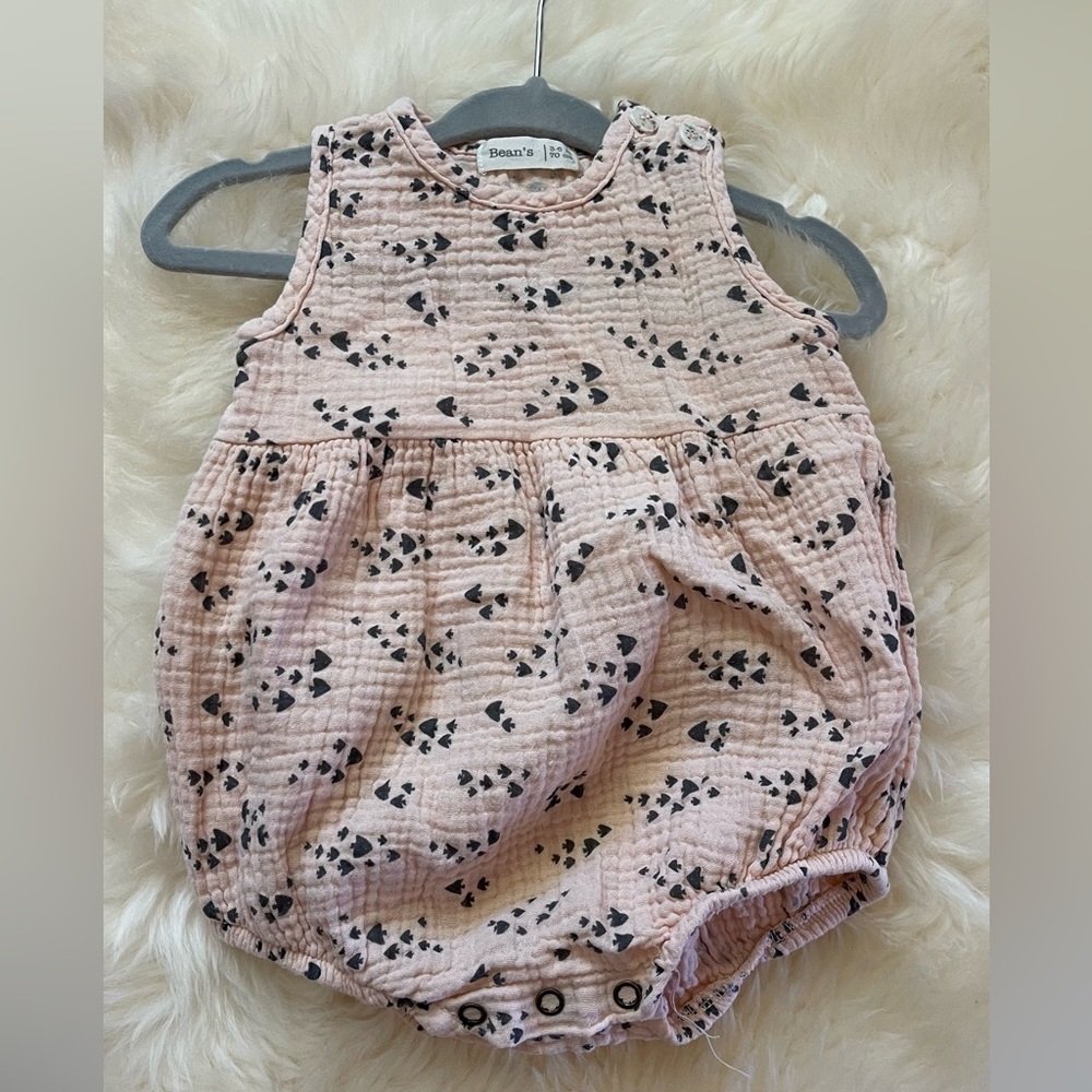 BEAN'S PINK ROMPER